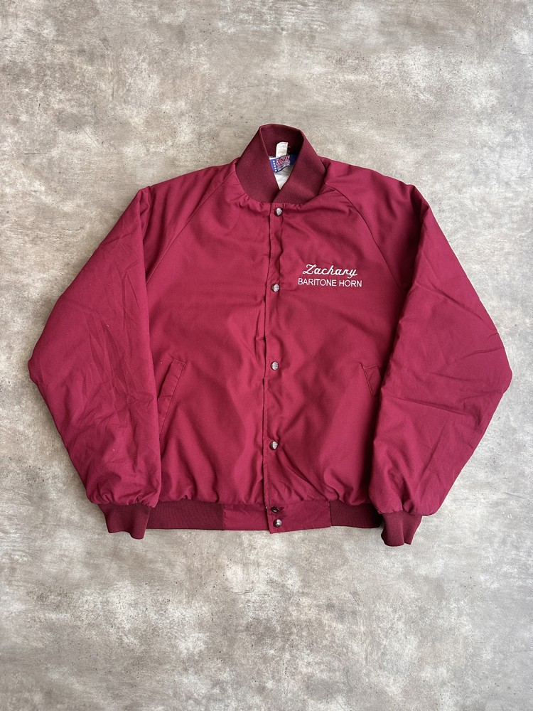 Vintage Amerikan Bordo Kolej Ceket (M)