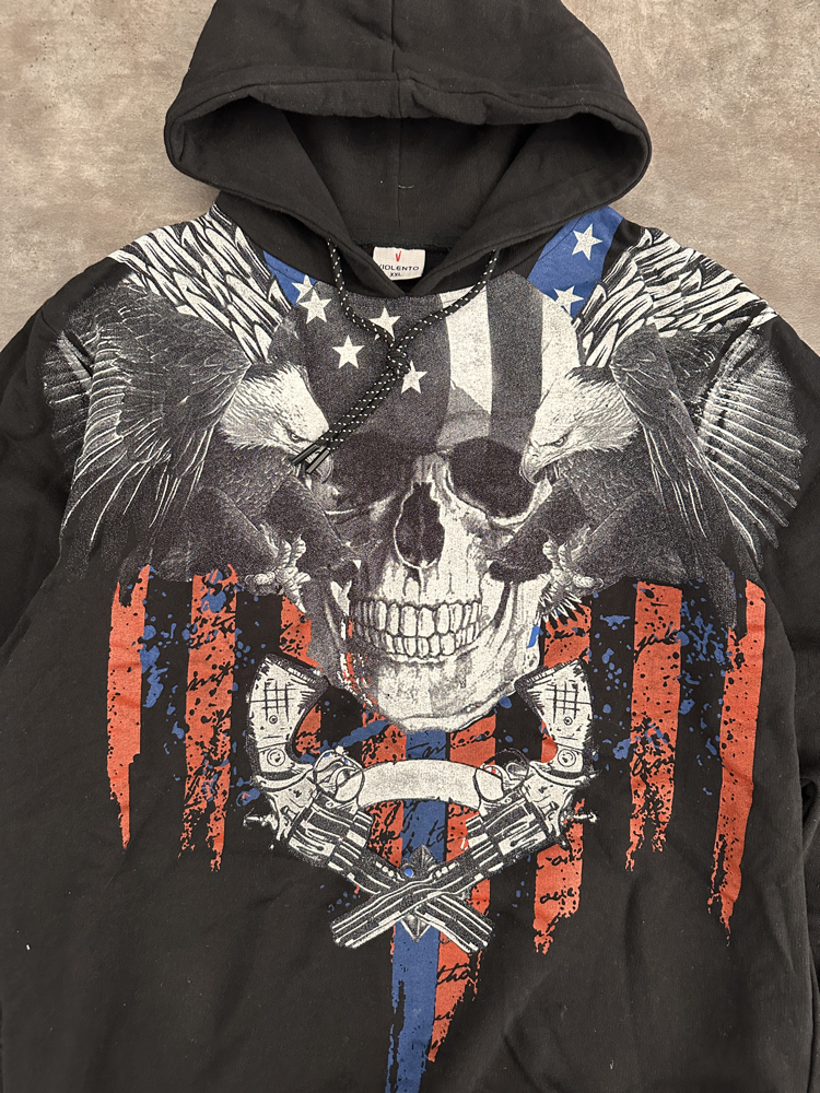Amerikan Vintage Baskılı Sweatshirt (L)