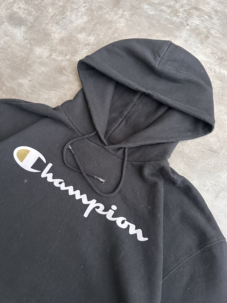 Vintage Champion Big Logo Hoodie (M)