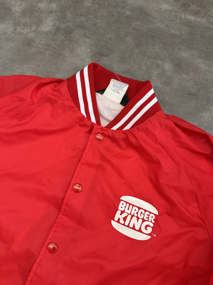 Vintage Burger King Bomber Ceket (M)