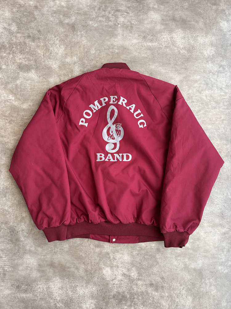 Vintage Amerikan Bordo Kolej Ceket (M)