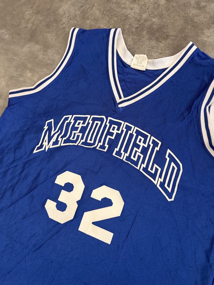 Vintage Medfield Retro Basketbol Forma (L)