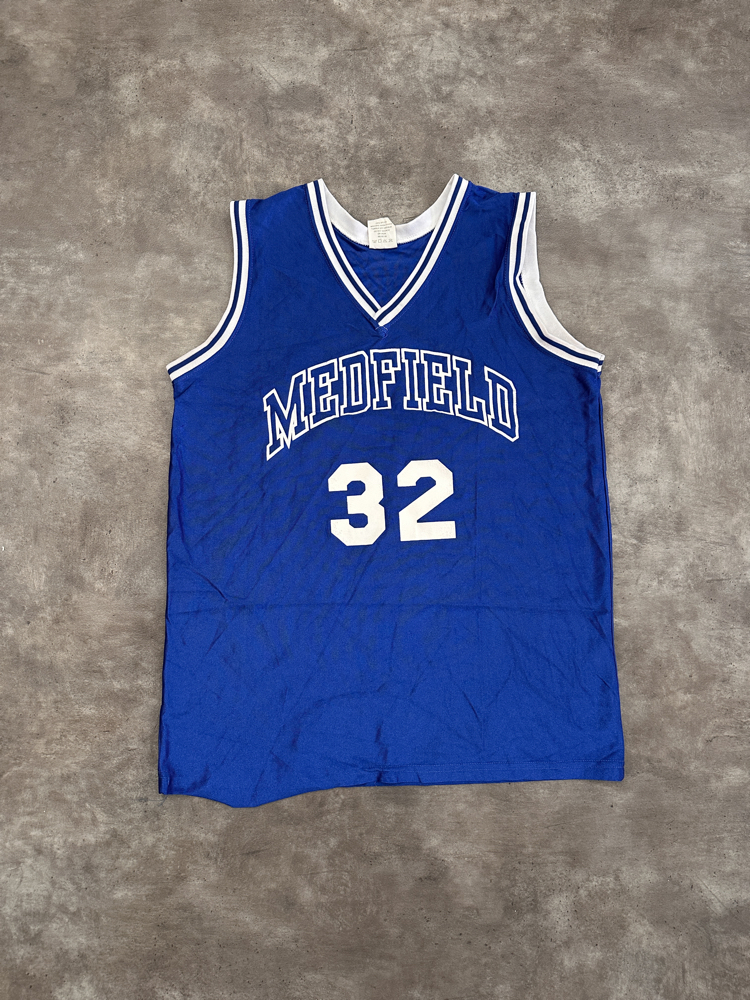 Vintage Medfield Retro Basketbol Forma (L)