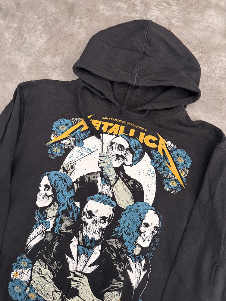 Metallica Vintage Kapüşonlu Sweatshirt (M)