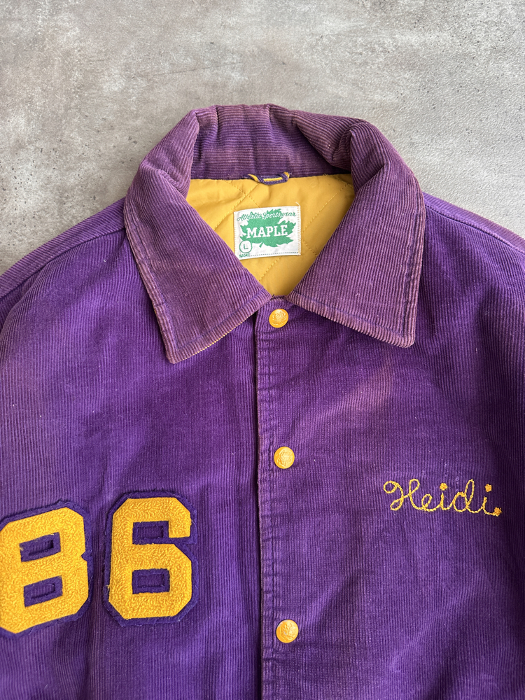 Vintage Friendship Kadife Kolej Ceket (M)