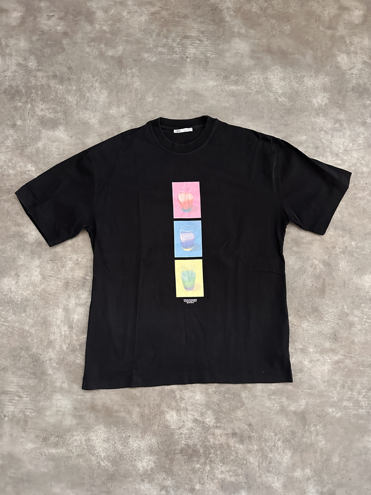 Vintage Orijinal Zara Oldschool Tişört (M)