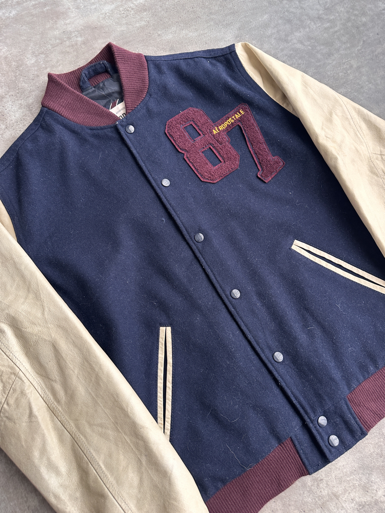 Vintage Aeropostale Varsity Jacket (L)