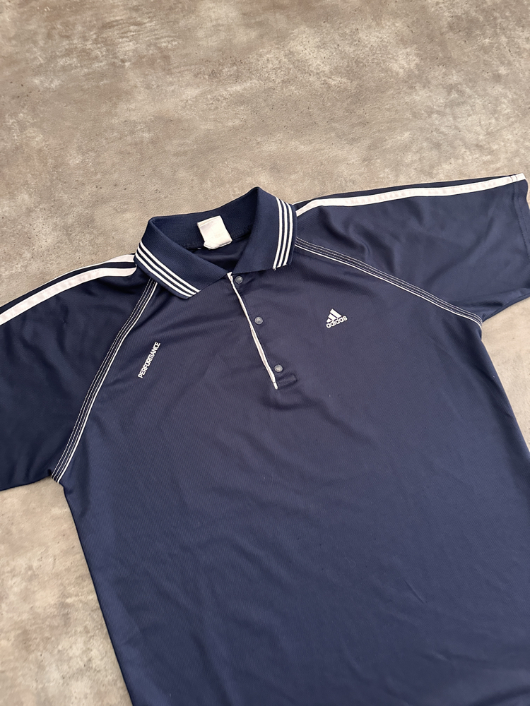Adidas Orijinal Polo Yaka Spor Tişört (L)