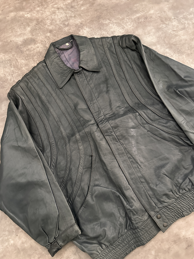 Orijinal Oversize Deri Ceket (XL)