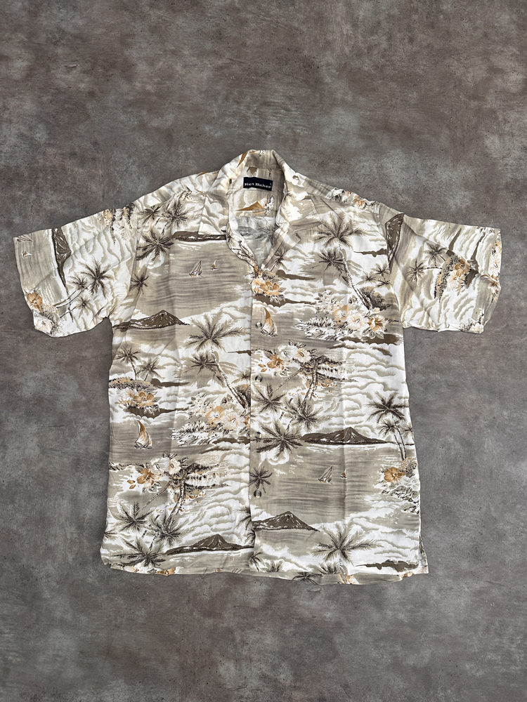 Vintage Oldschool Hawaii Gömlek (L)