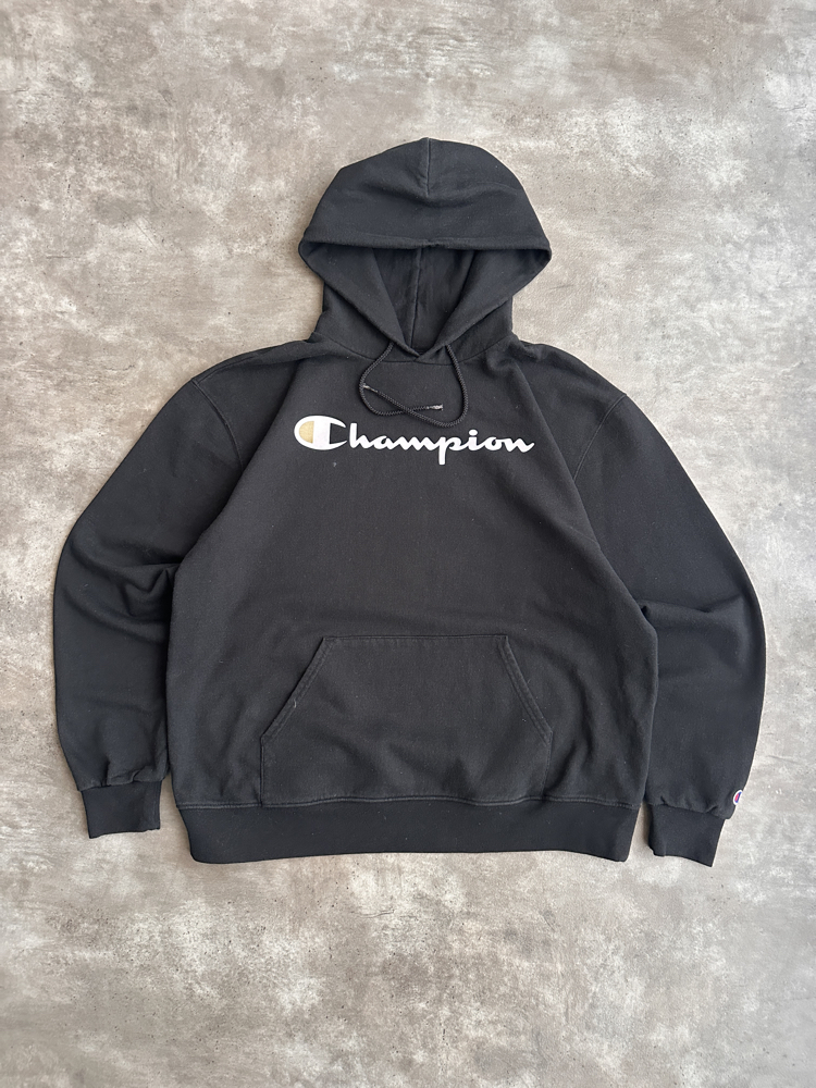 Vintage Champion Big Logo Hoodie (M)