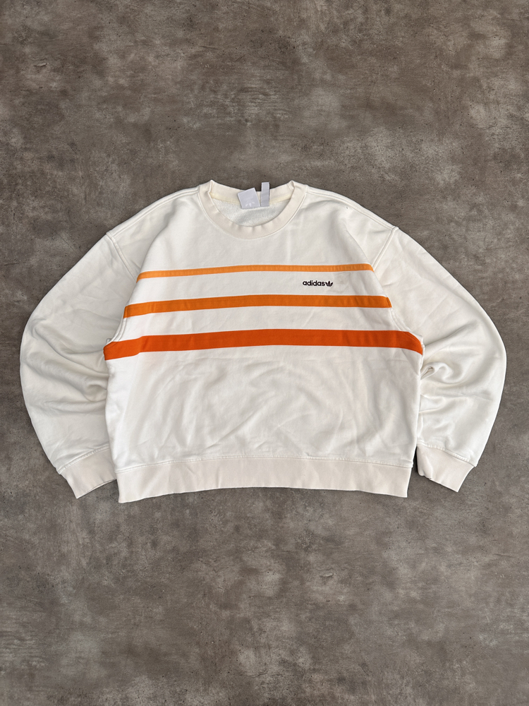 Adidas Orijinal Women Crop Sweat (L)