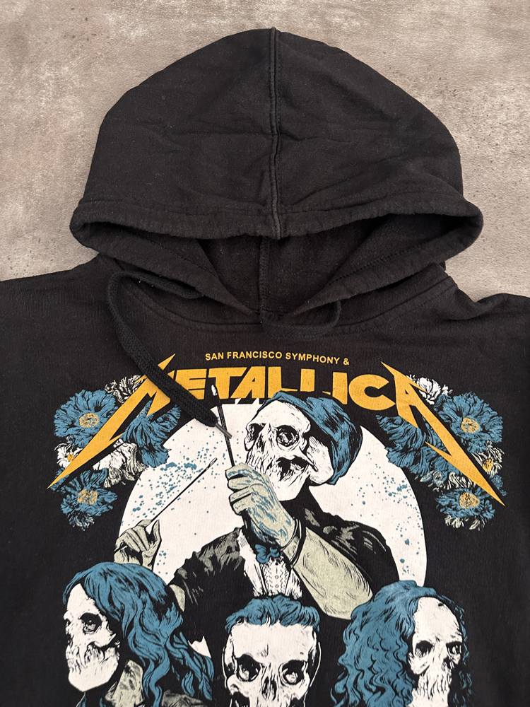 Metallica Vintage Kapüşonlu Sweatshirt (M)