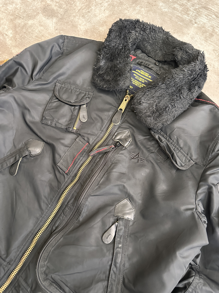 ALPHA INDUSTRIES B-15 Pilot Ceketi (L)