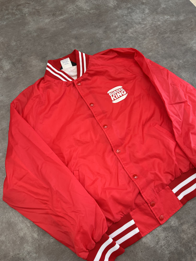 Vintage Burger King Bomber Ceket (M)