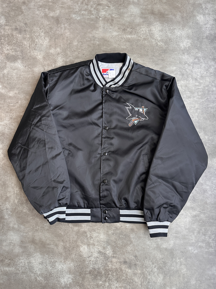 Vintage NHL Sharks Bomber Ceket ( M) 