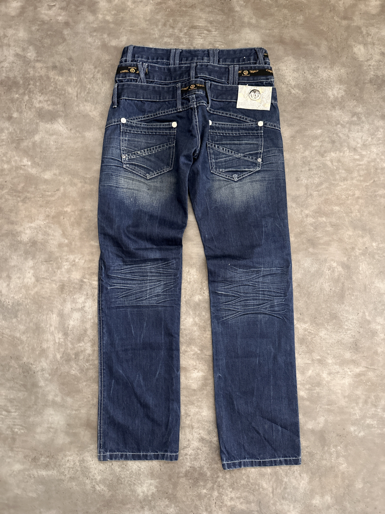 Jeansnet Vintage Tasarım Kot Pantalon