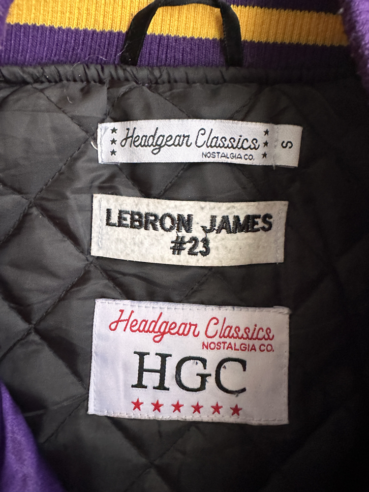Vintage LeBron James #23 Kolej Ceket (S)