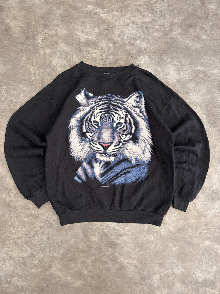 Vintage Oldschool Baskılı Hoodie (M)