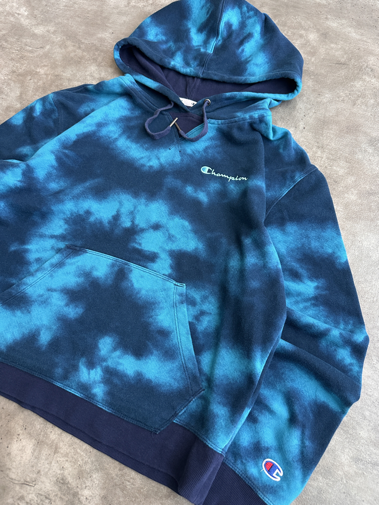 Champion Reverse Weave Tie-Dye Hoodie (M)