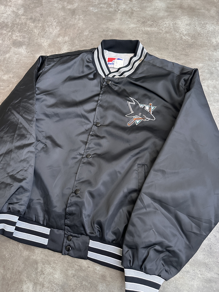 Vintage NHL Sharks Bomber Ceket ( M) 