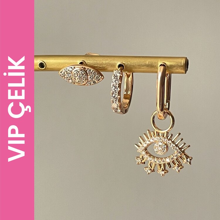 Vip Özel Seri Çelik Küpe