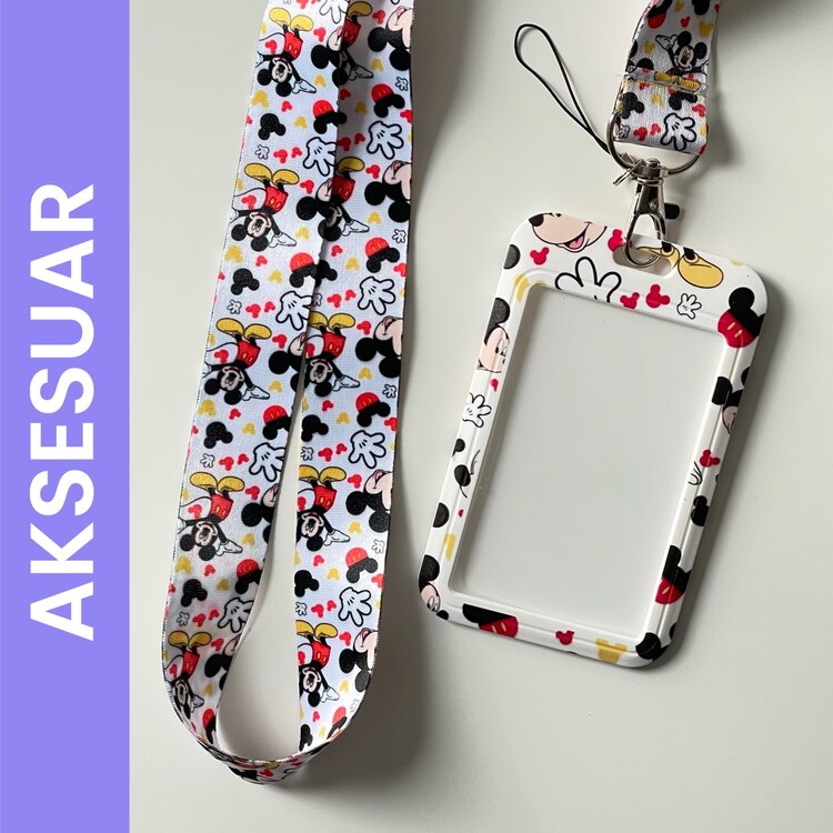 Mickey Boyun Askısı / Kartlık