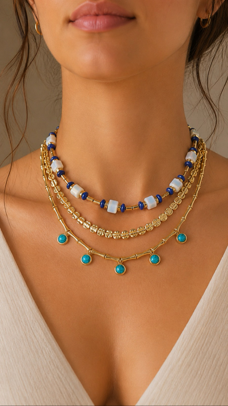 Pul Ezme Kolye Gold