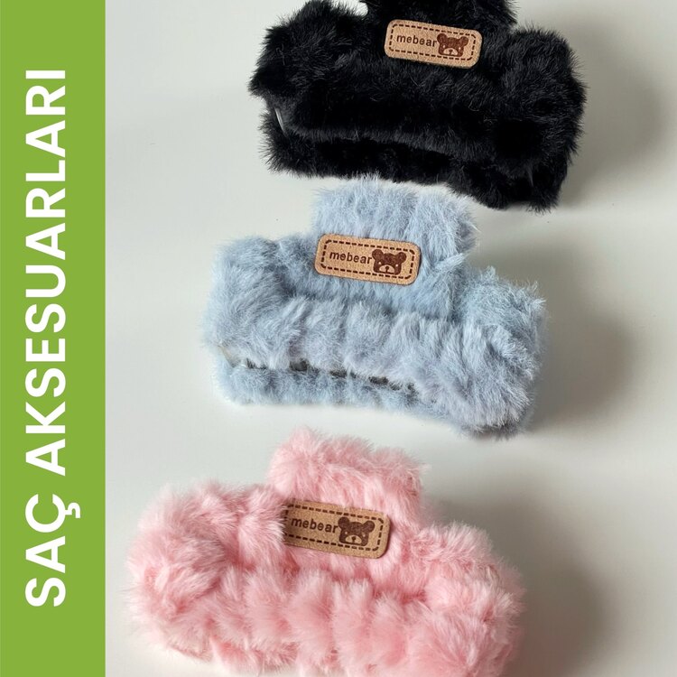 Peluş Kıskaçlı Toka