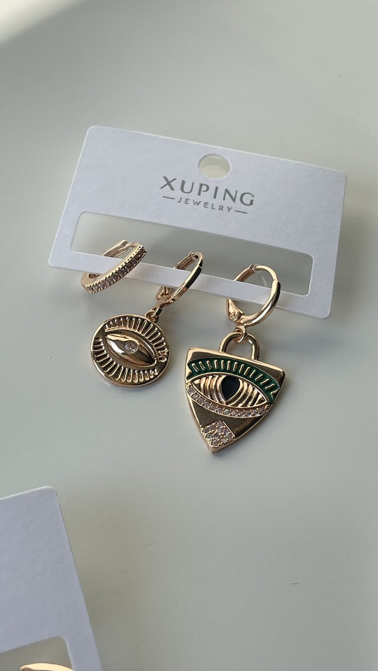 Vip Özel Seri 3’lü Set Çelik Küpe