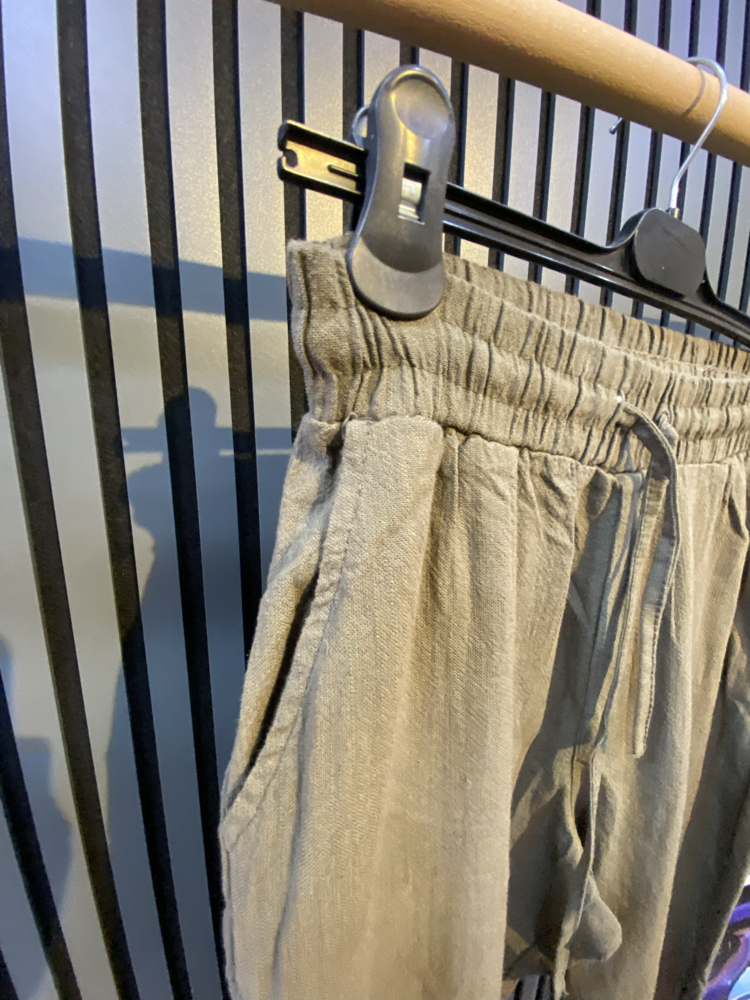 KETEN PANTOLON-HAKİ