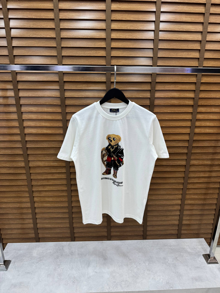 RALPH LAUREN-AYICIK BASKI SÜET TİŞÖRT