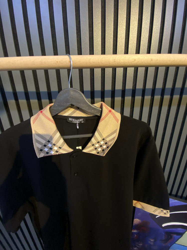 BURBERRY-YAKA DETAYLI POLO YAKA