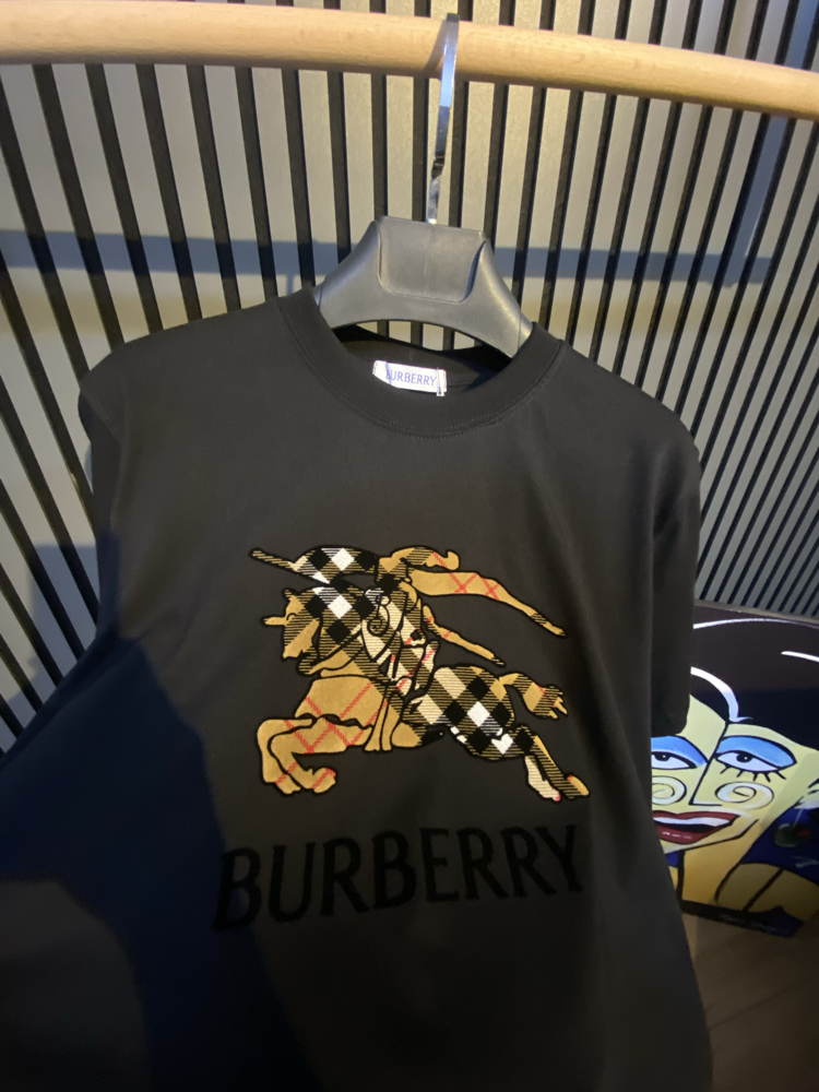 BURBERRY-SÜET BASKI
