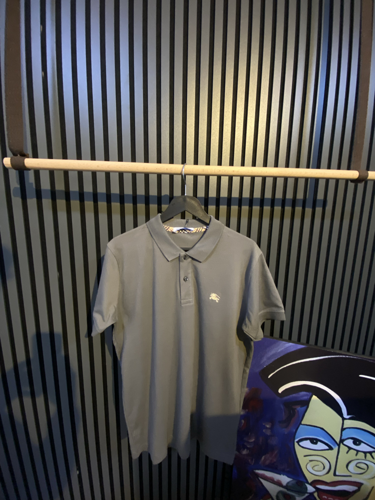 BURBERRY-POLO YAKA-NARDO GRİ
