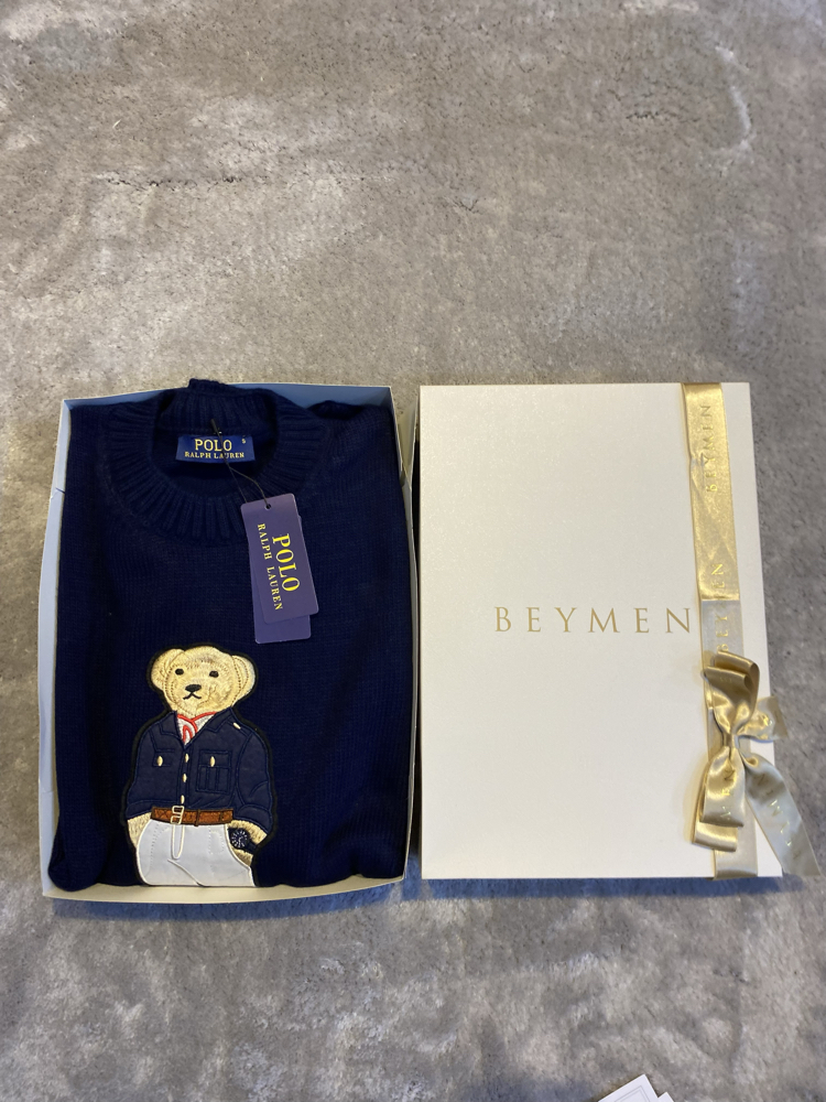 RALPH LAUREN NAKIŞLI AYICIK KAZAK