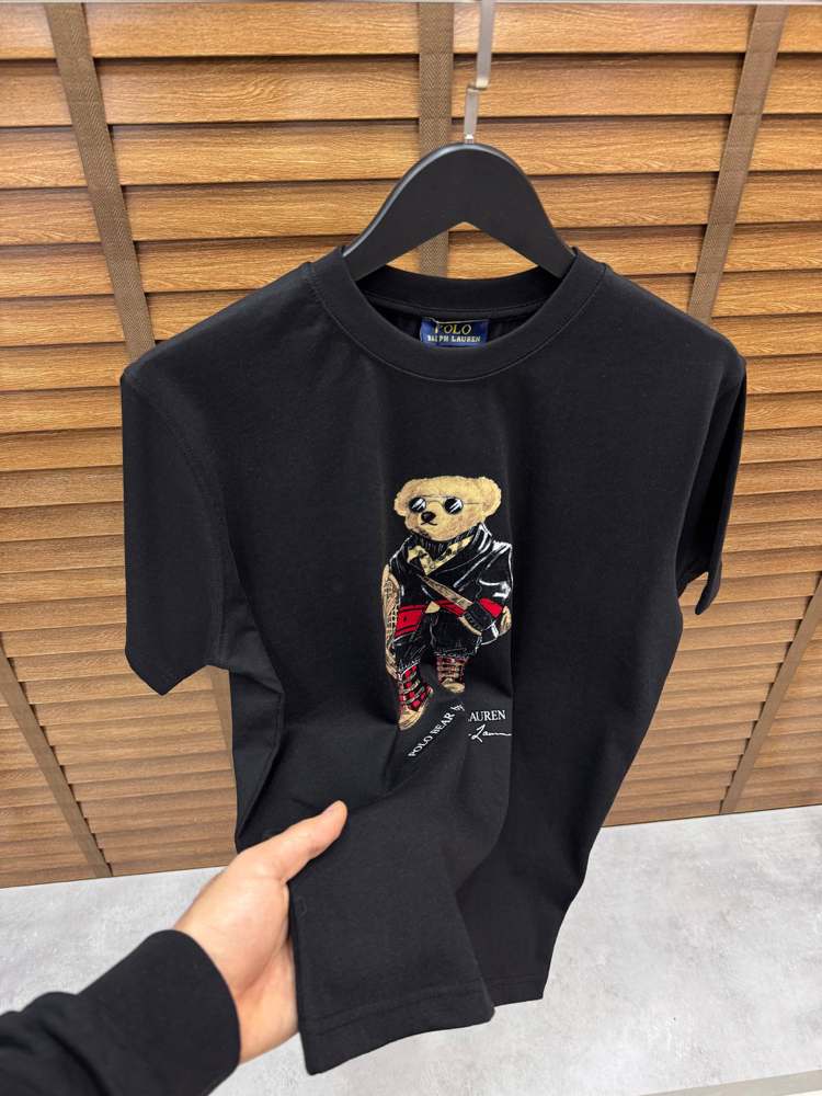 RALPH LAUREN-AYICIK BASKI SÜET TİŞÖRT