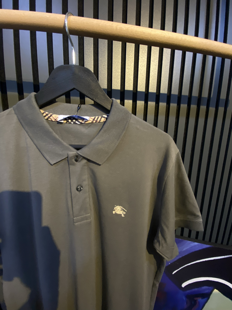 BURBERRY-POLO YAKA-NARDO GRİ