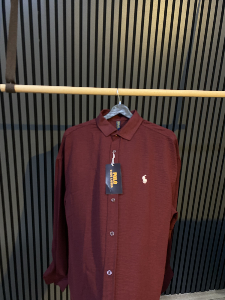 RALPH LAUREN-GÖMLEK bordo