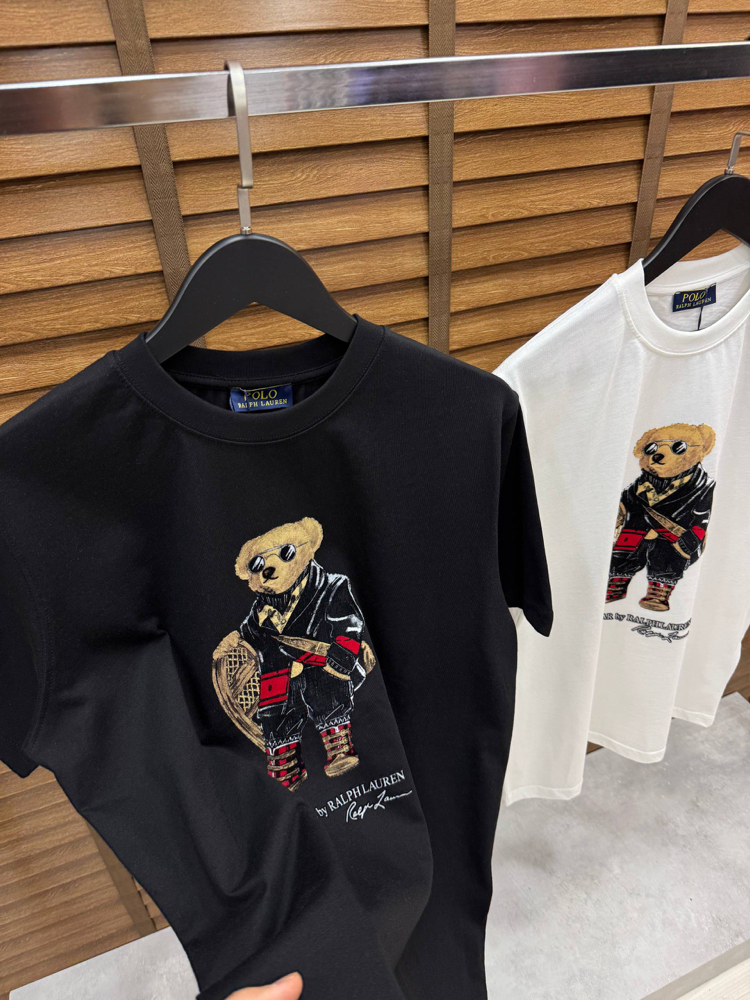 RALPH LAUREN-AYICIK BASKI SÜET TİŞÖRT