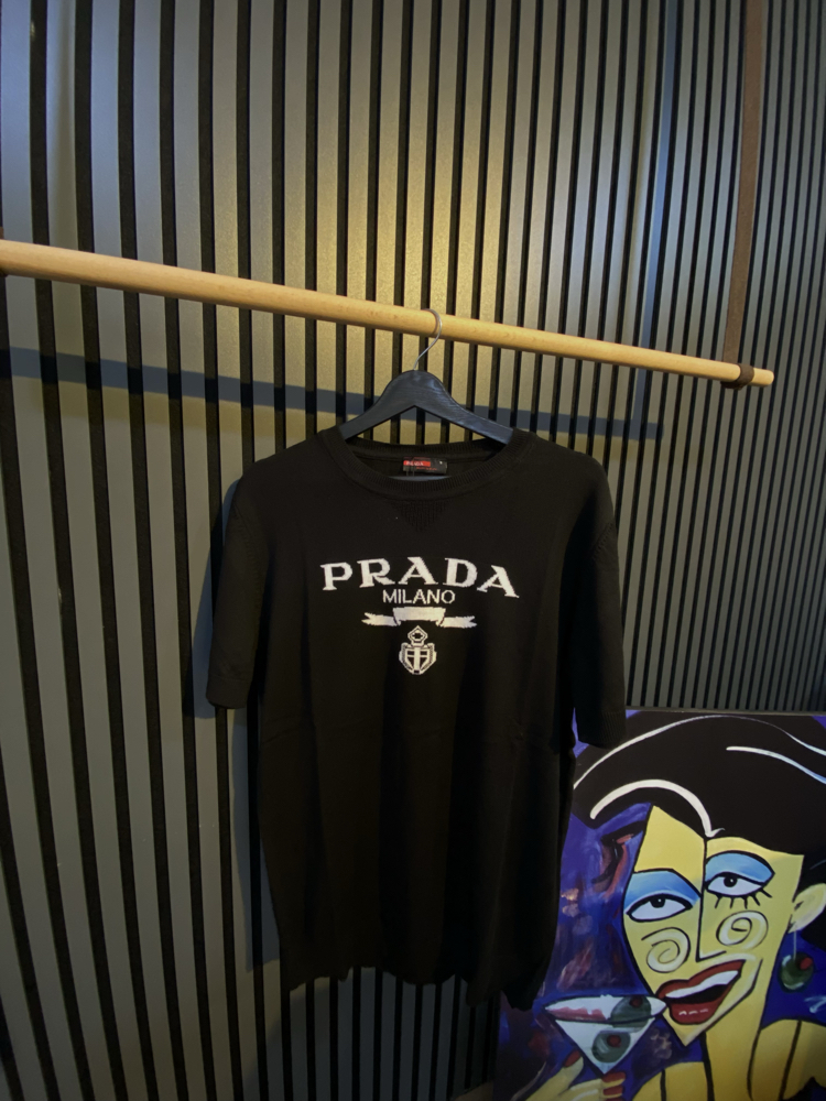 PRADA-TRİKO-PAMUK TİŞÖRT