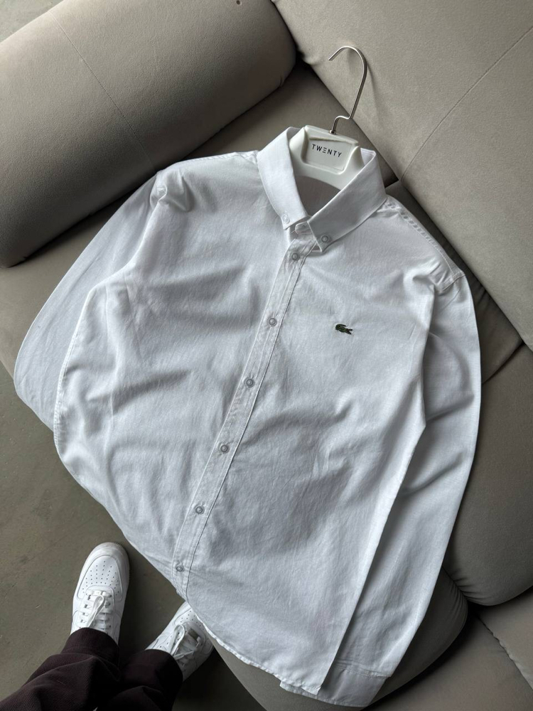 LACOSTE-BEYAZ-GÖMLEK