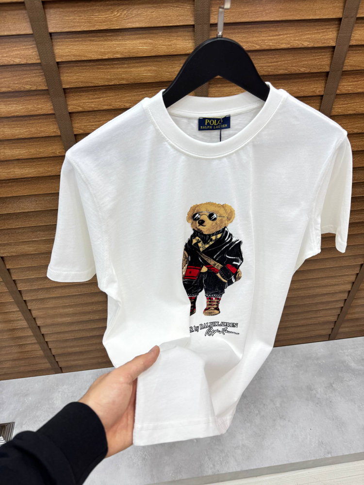 RALPH LAUREN-AYICIK BASKI SÜET TİŞÖRT