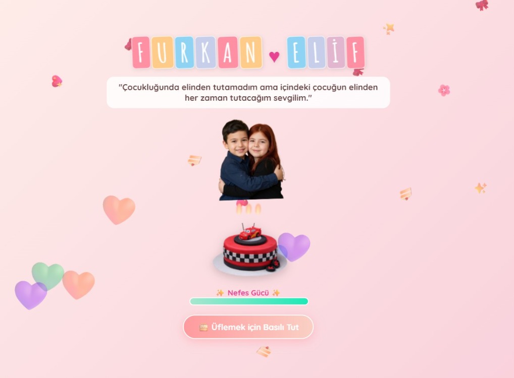 Doğum günü web sitesi