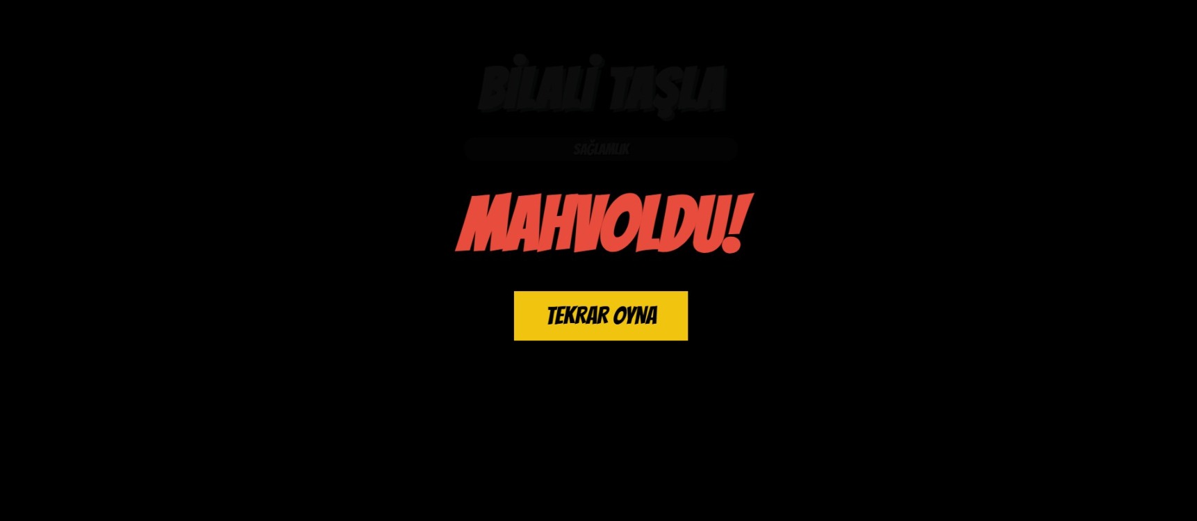 Kişiye özel Taşlama Web Sitesi