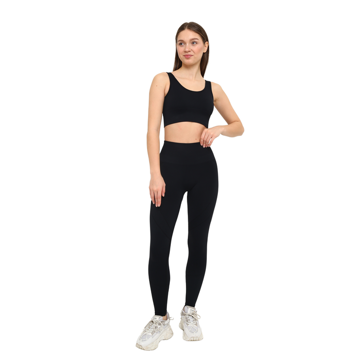 Push Up Tayt Takım Siyah