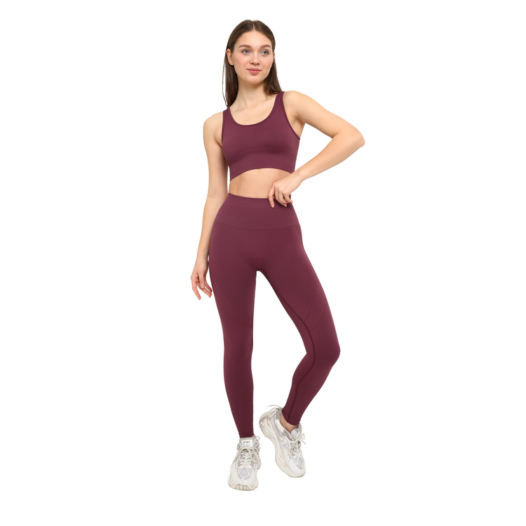 Push Up Tayt Takım Bordo