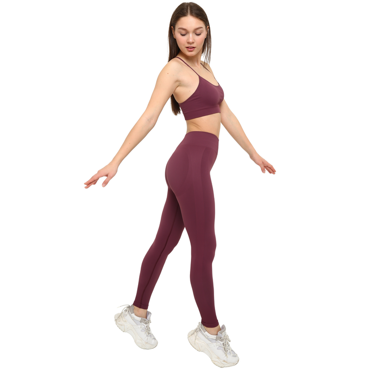 Active Spor Tayt Takım Bordo
