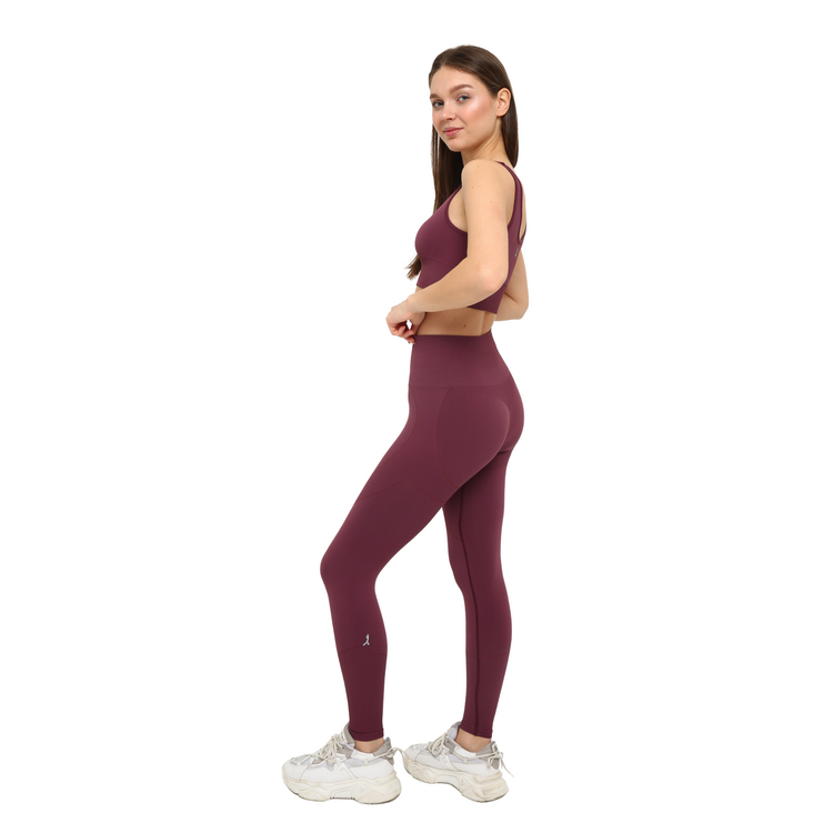 Push Up Tayt Takım Bordo