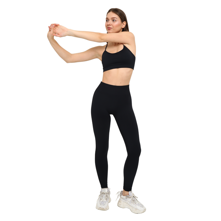 Active Spor Tayt Takım Siyah